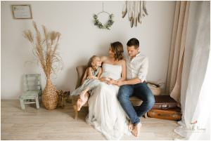 photo de grossesse en famille