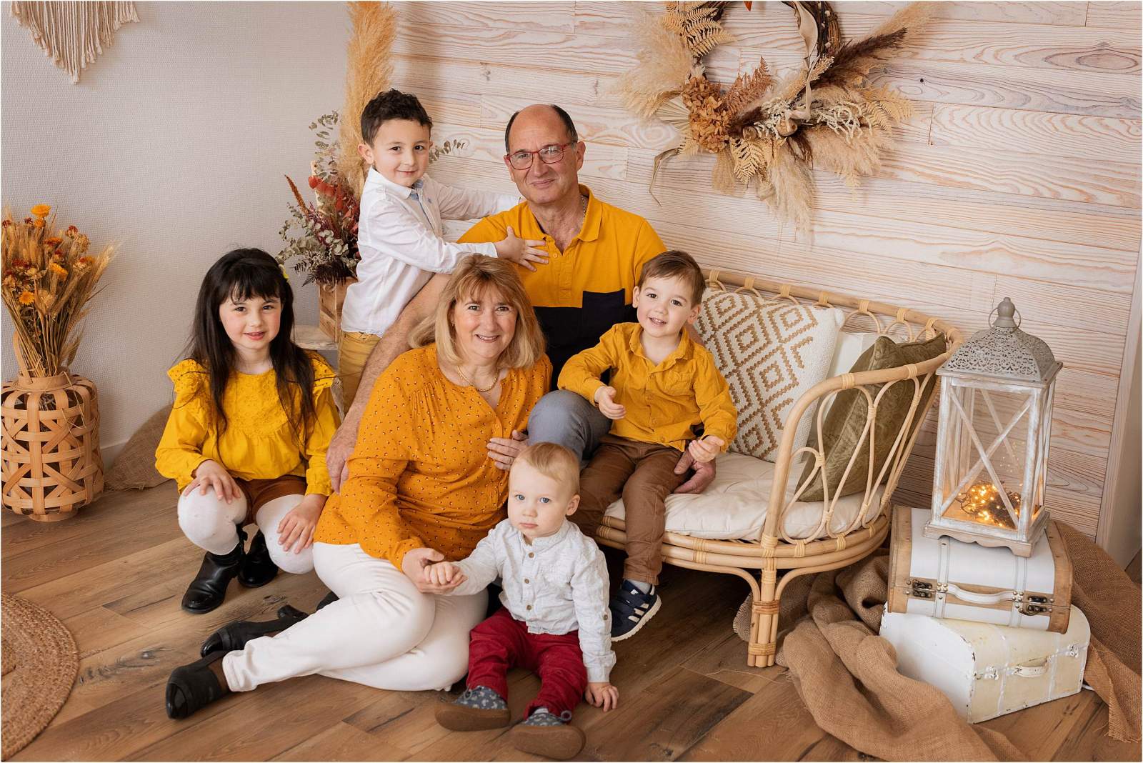 photo grand parents avec petits enfants